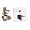 Built in Thermostatic Bath Shower Mixer In Chrome, Rough-In Valve Included