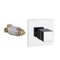 Wall-Mounted Built-In Thermostatic Mixer, Rough-In Valve Included