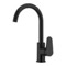 Matte Black Round Vessel Sink Faucet