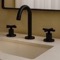 Matte Black Widespread Bathroom Faucet