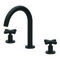 Matte Black Widespread Bathroom Faucet