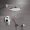 Chrome Shower System with 8