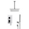 Ceiling Rain Shower System with Handheld, Rain Shower Head, Shower Faucet Set