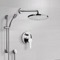 Chrome Shower System with 8