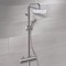 Chrome Thermostatic Exposed Pipe Shower System with 8