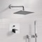 Chrome Thermostatic Shower System with 8