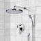 Chrome Shower System with 8