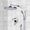 Rain Shower System with Handheld, Rain Shower Head, Shower Faucet Set
