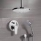 Chrome Shower System with 8