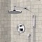 Chrome Shower System with 8