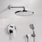 Chrome Shower System with 8