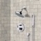 Chrome Shower System with 6