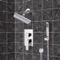 Chrome Shower System with 9