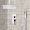 Ceiling Rain Shower System with Handheld, Rain Shower Head, Shower Faucet Set