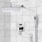 Rain Shower System with Handheld, Rain Shower Head, Shower Faucet Set