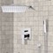 Rain Shower System with Handheld, Rain Shower Head, Shower Faucet Set