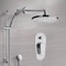 Chrome Shower System with 8