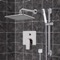 Chrome Shower System with 8