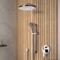 Chrome Shower System with 8