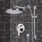 Chrome Shower System with 8