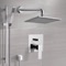 Chrome Shower System with 8