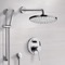 Chrome Shower System with 8