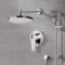 Chrome Shower System with 8