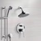 Chrome Shower System with 6