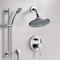 Chrome Shower System with 6