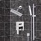 Rain Shower System with Handheld, Rain Shower Head, Shower Faucet Set