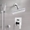 Rain Shower System with Handheld, Rain Shower Head, Shower Faucet Set