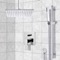Ceiling Rain Shower System with Handheld, Rain Shower Head, Shower Faucet Set