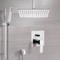 Ceiling Rain Shower System with Handheld, Rain Shower Head, Shower Faucet Set