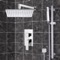 Rain Shower System with Handheld, Rain Shower Head, Shower Faucet Set