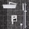 Rain Shower System with Handheld, Rain Shower Head, Shower Faucet Set