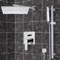 Rain Shower System with Handheld, Rain Shower Head, Shower Faucet Set