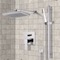 Rain Shower System with Handheld, Rain Shower Head, Shower Faucet Set