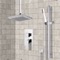 Ceiling Rain Shower System with Handheld, Rain Shower Head, Shower Faucet Set