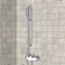 Chrome Slidebar Shower Set With Hand Shower