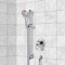 Chrome Slidebar Shower Set With Multi Function Hand Shower