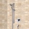 Chrome Thermostatic Slidebar Shower Set With Multi Function Hand Shower