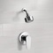 Chrome Shower Faucet Set with Multi Function Shower Head