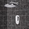 Chrome Shower Faucet Set with 8