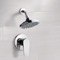 Chrome Shower Faucet Set with 6