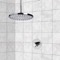 Chrome Thermostatic Shower Faucet Set with 12