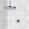 Chrome Thermostatic Shower Faucet Set with 8