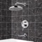 Tub and Shower Faucet Set with Rain Shower Head