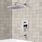 Tub and Shower Faucet Set with Rain Shower Head