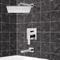 Tub and Shower Faucet Set with Rain Shower Head