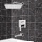 Tub and Shower Faucet Set with Rain Shower Head